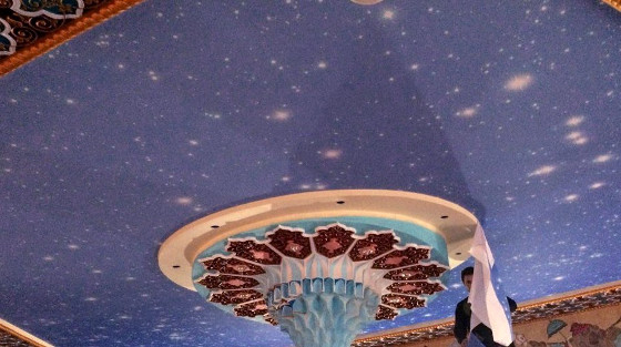 Двухуровневый потолок в детской в Анжеро-Судженске