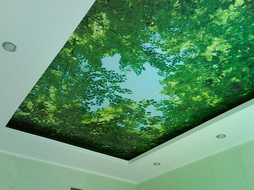 натяжные потолки с фотопечатью