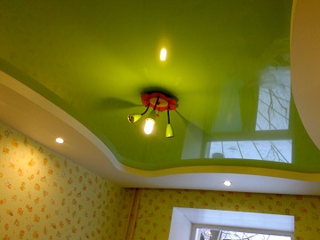 натяжные потолки фото в детскую 