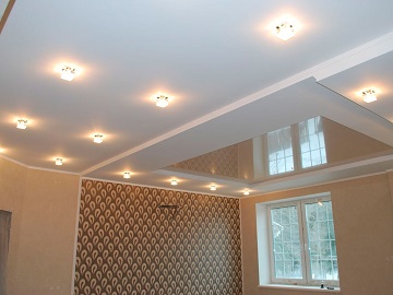 потолки в гостиную